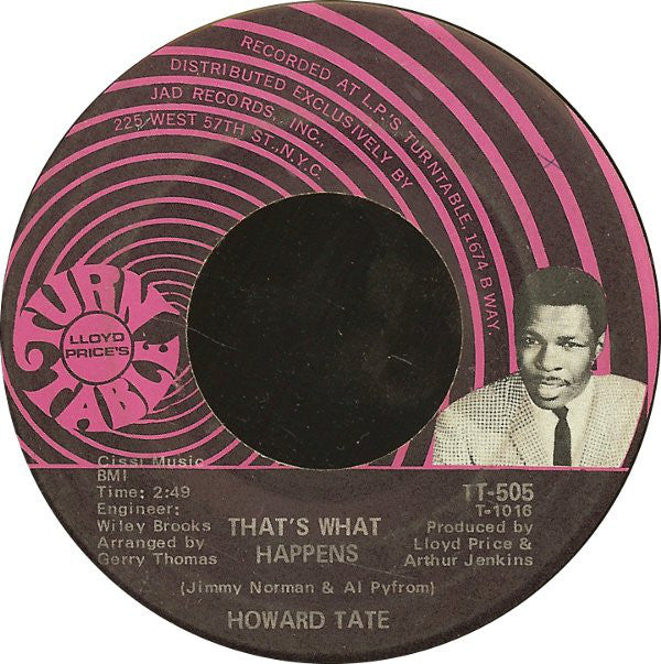 Howard Tate : That's What Happens (7")