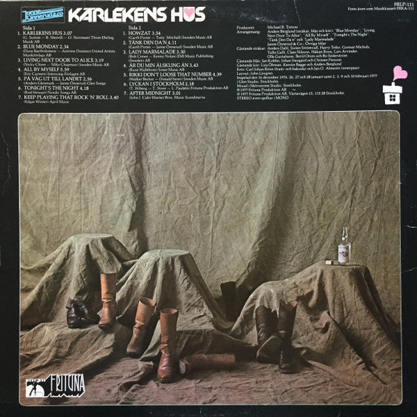 Janne Önnerud & Gänget : Kärlekens Hus (LP, Album)