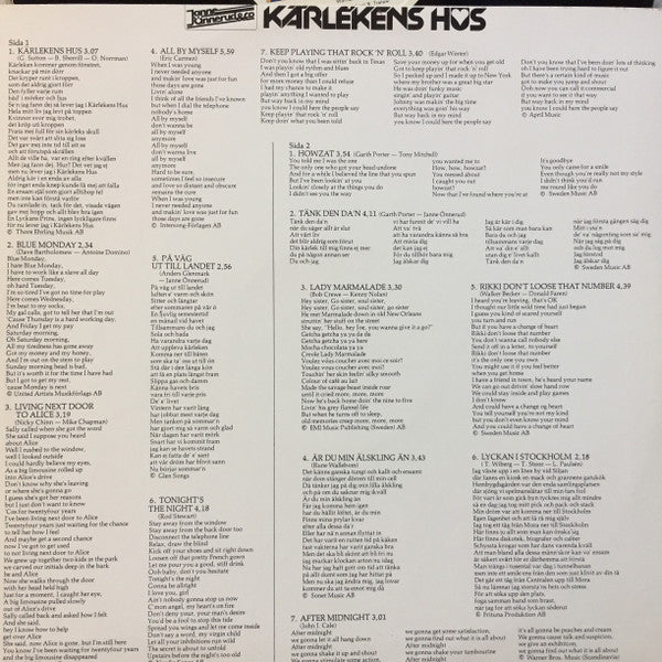 Janne Önnerud & Gänget : Kärlekens Hus (LP, Album)
