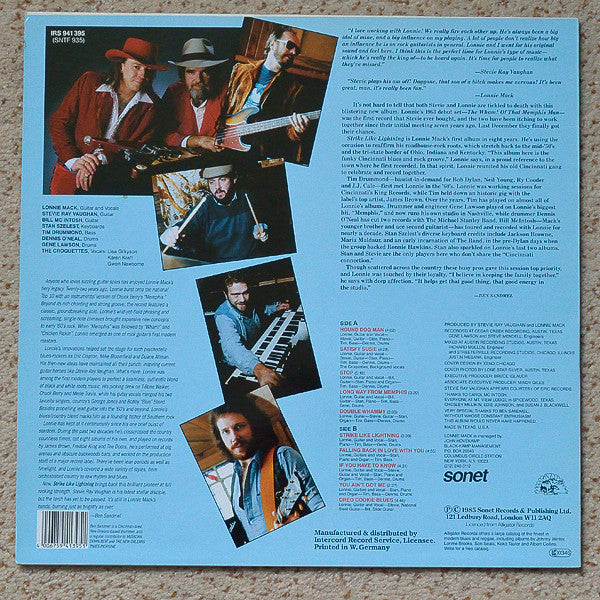 Lonnie Mack : Strike Like Lightning (LP, Album)