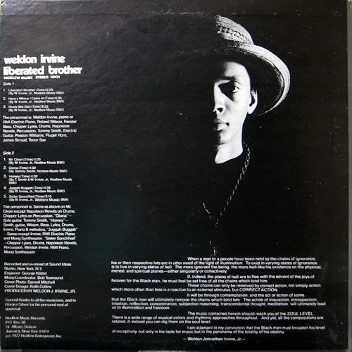 Weldon Irvine : Liberated Brother (LP, Album, RE)