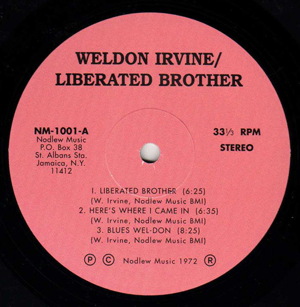Weldon Irvine : Liberated Brother (LP, Album, RE)