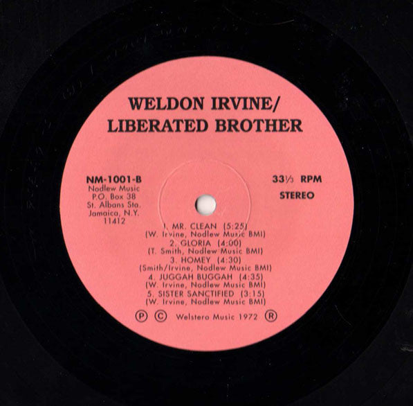 Weldon Irvine : Liberated Brother (LP, Album, RE)