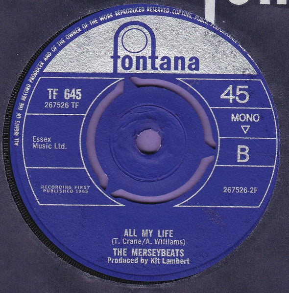 The Merseybeats : I Stand Accused (7", Mono)
