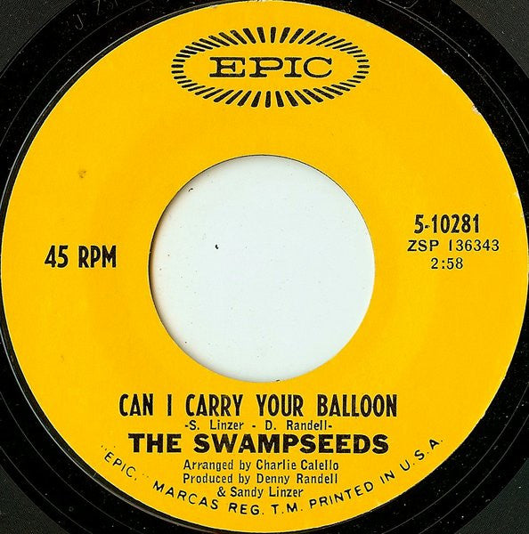 The Swampseeds : Can I Carry Your Balloon / Coney Island Parade (7", Single, Styrene)