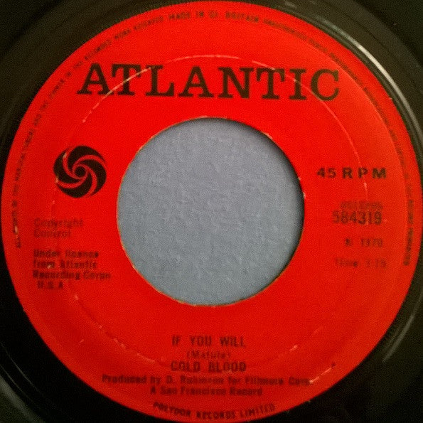 Cold Blood : You Got Me Hummin  (7", Single)