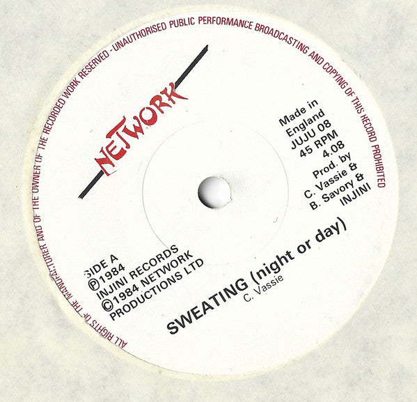 Network : Sweating (night or day) (7")
