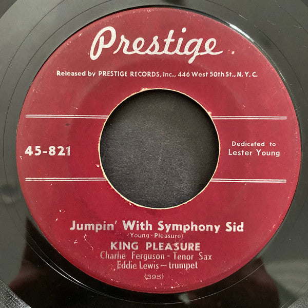 King Pleasure : Jumpin' With Symphony Sid / Red Top (7")