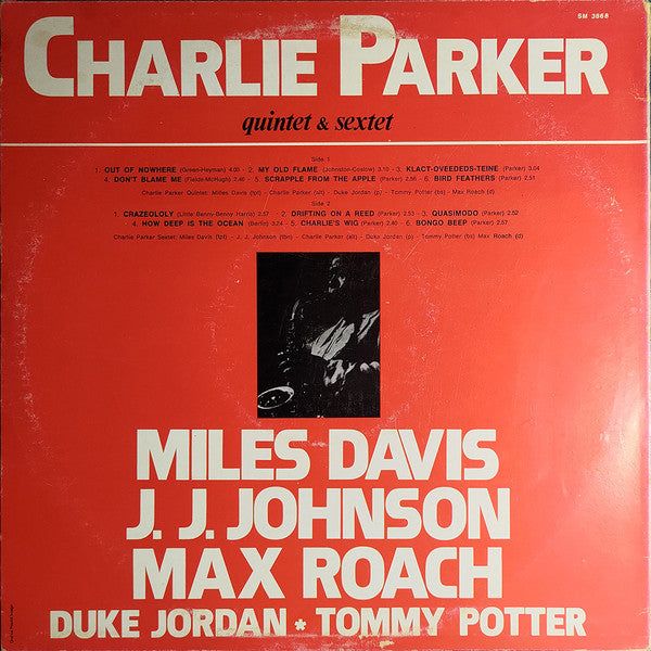 Charlie Parker : Quintet & Sextet Volume 3 (LP, Comp)