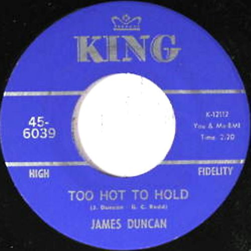 James Duncan (2) : Out Of Sight (7", Single)