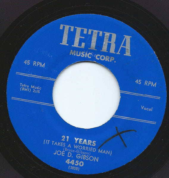 Joe D. Gibson : Good Morning, Captain (Muleskinner Blues) (7", Single)