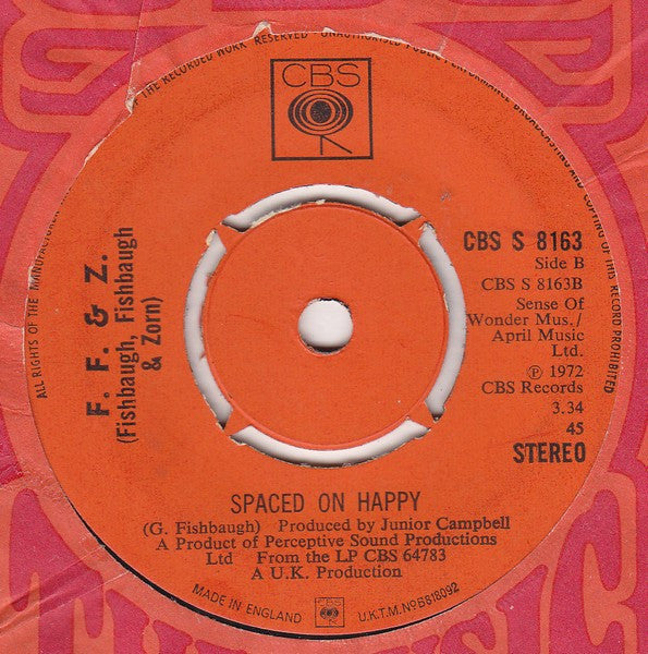 Fishbaugh, Fishbaugh & Zorn : Everybody Get Out Of Bed (7", Single)