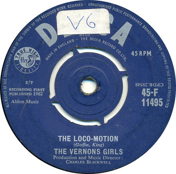 The Vernons Girls : The Loco-Motion (7")
