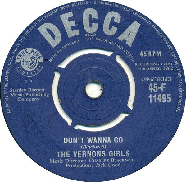 The Vernons Girls : The Loco-Motion (7")