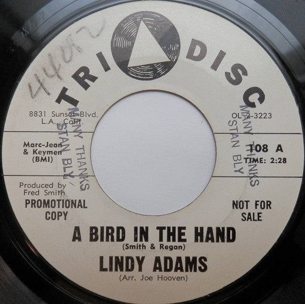 Lindy Lou Adams : A Bird In The Hand (7", Promo)