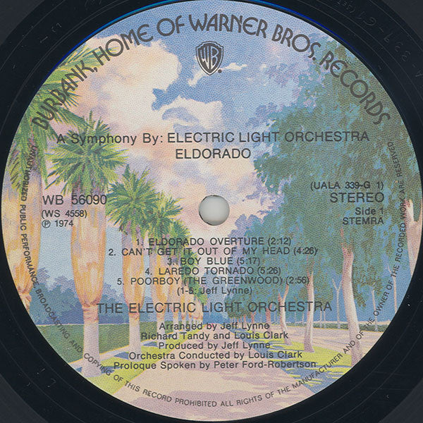 Electric Light Orchestra : Eldorado - A Symphony By The Electric Light Orchestra (LP, Album)