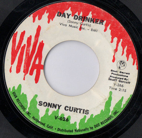 Sonny Curtis : Day Drinker / Atlanta Georgia Stray (7", Single)