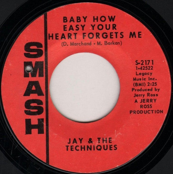 Jay & The Techniques : Singles Game (7", Single)