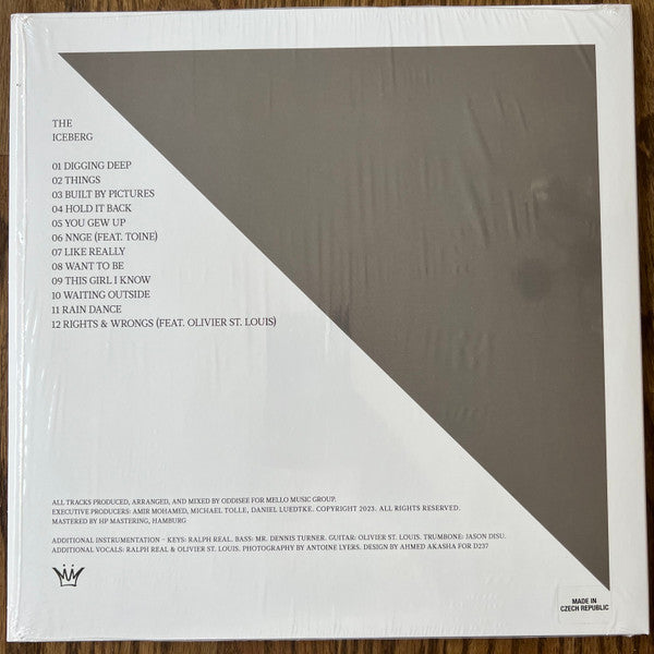 Oddisee : The Iceberg (LP, RE, But)