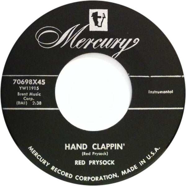 Red Prysock : Hand Clappin' (7")