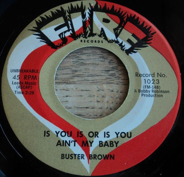 Buster Brown : Don't Dog Your Woman (7", Single, Mon)