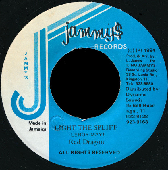 Red Dragon : Light The Spliff (7")
