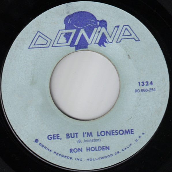 Ron Holden : Gee, But I'm Lonesome (7")