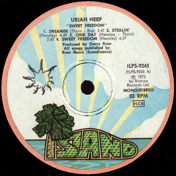 Uriah Heep : Sweet Freedom (LP, Album)