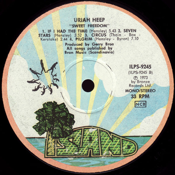 Uriah Heep : Sweet Freedom (LP, Album)