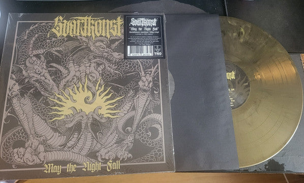 Svartkonst (2) : May The Night Fall (LP, Album, Ltd, Gol)