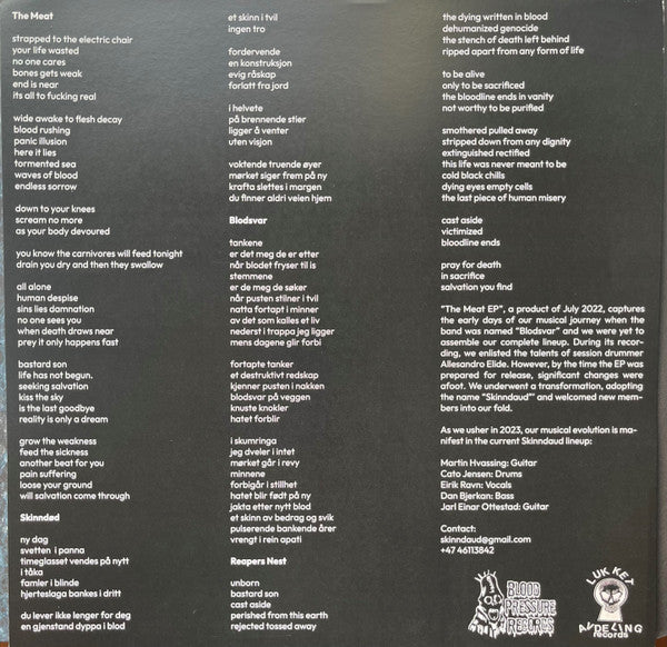 Skinndaud : The Meat (12", EP)