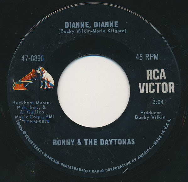Ronny & The Daytonas : Dianne, Dianne / All American Girl (7", Single, Roc)