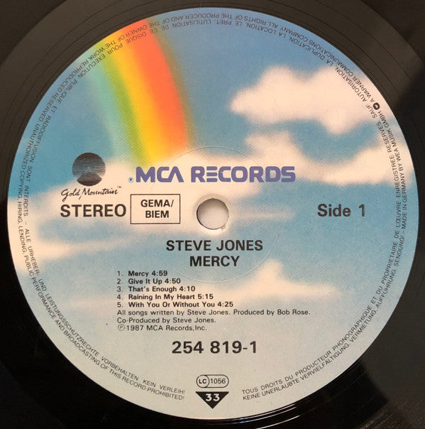 Steve Jones (2) : Mercy (LP, Album)