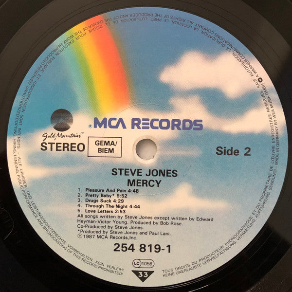 Steve Jones (2) : Mercy (LP, Album)