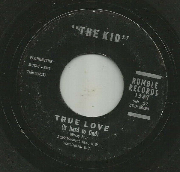 The Kid (36) : Sleep Tight  (7", Styrene)