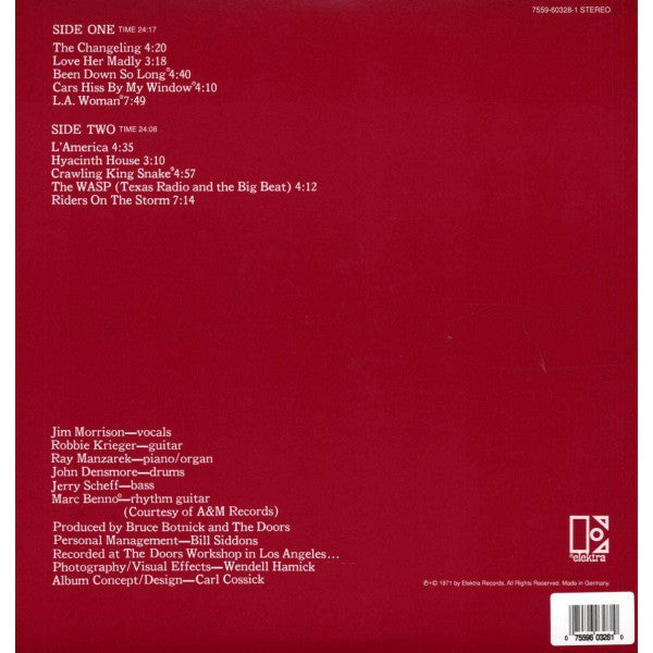The Doors : L.A. Woman (LP, Album, Ltd, RE)