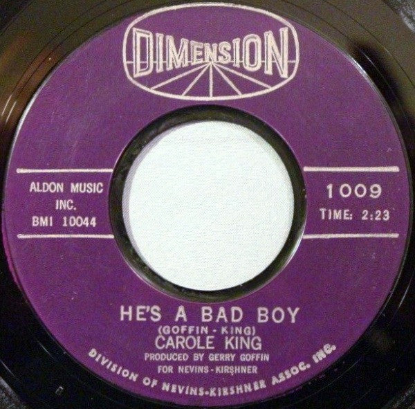 Carole King : He's A Bad Boy (7", Single)
