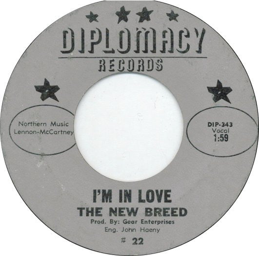 The New Breed (6) : Green Eye'd Woman (7", Single)