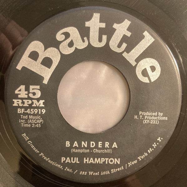 Paul Hampton : I'm In Love With A Bunny (7", Single)