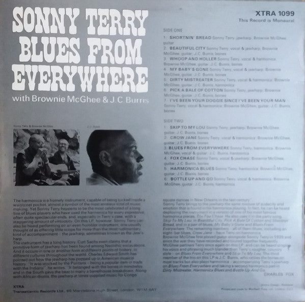 Sonny Terry : Blues From Everywhere (LP)