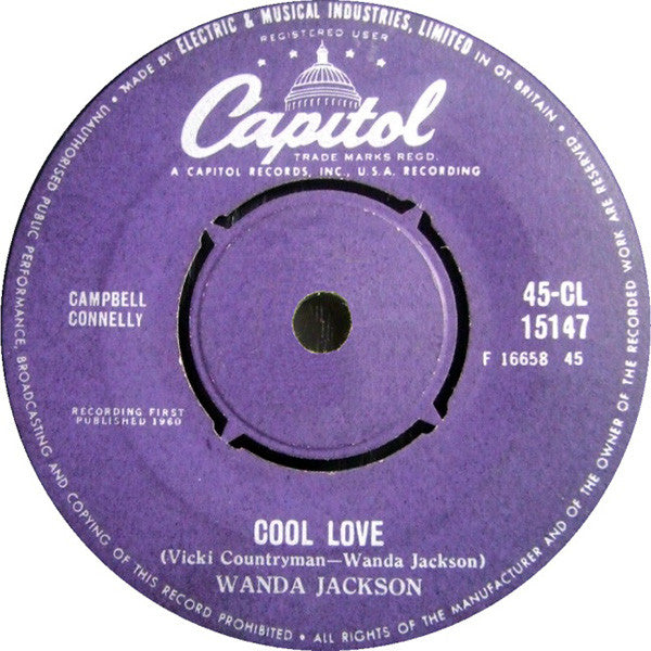 Wanda Jackson : Let's Have A Party (7", Single)