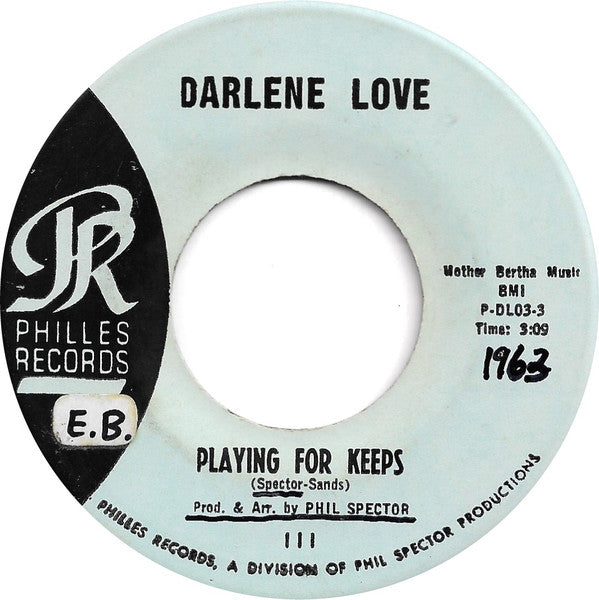 Darlene Love : (Today I Met)  The Boy I'm Gonna Marry (7", Single)