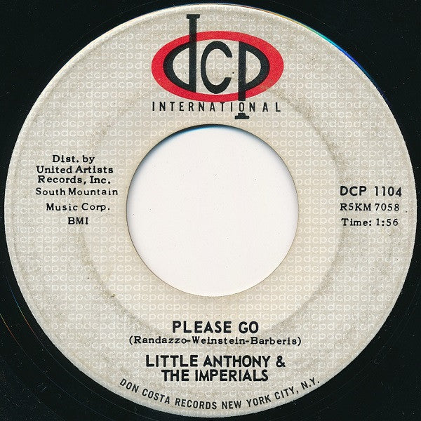 Little Anthony & The Imperials : I'm On The Outside (Looking In) / Please Go (7", Single, Roc)