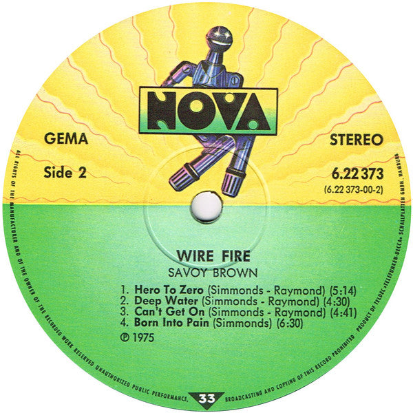 Savoy Brown : Wire Fire (LP, Album)