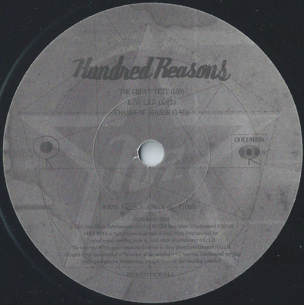 Hundred Reasons : The Great Test (7", Ltd, Num)