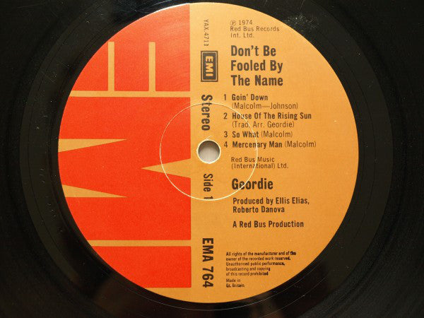 Geordie : Don't Be Fooled By The Name (LP, Album, Smo)