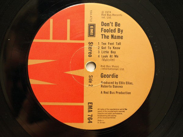 Geordie : Don't Be Fooled By The Name (LP, Album, Smo)