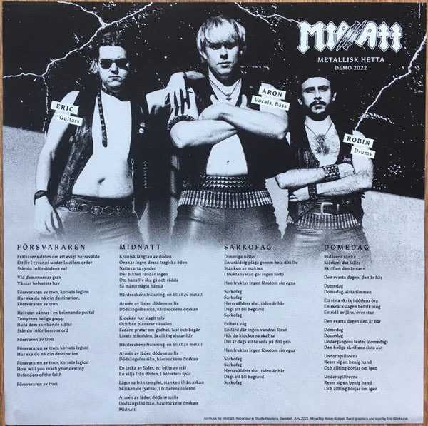 Midnatt (2), Overture (24) : Swedish Metal 2022 (LP, Comp)