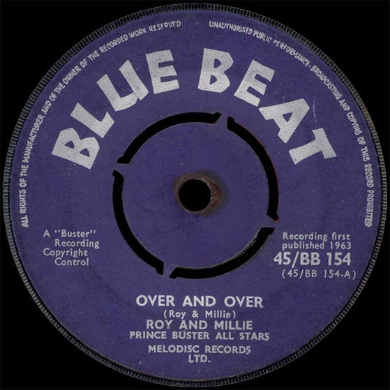 Roy & Millie, Prince Buster's All Stars : Over And Over / I'll Go (7", Single)