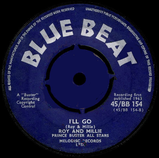 Roy & Millie, Prince Buster's All Stars : Over And Over / I'll Go (7", Single)
